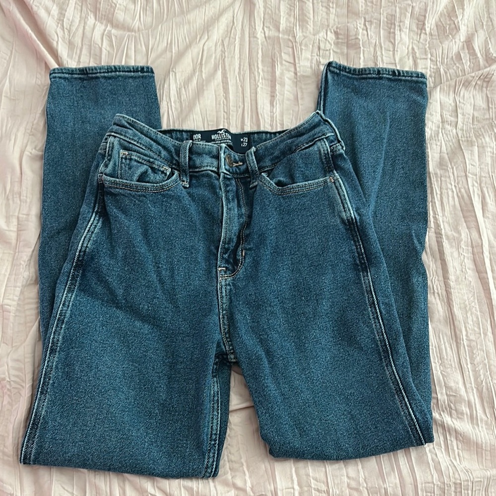 hollister mom jeans